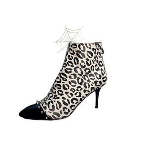 Charlotte Olympia Myrtle animal print booties